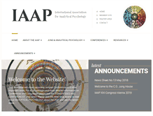 Tablet Screenshot of iaap.org